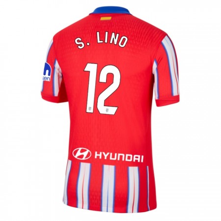 Camisola Atlético Madrid S. Lino 12 Equipamento Principal 2024-25 Manga Curta
